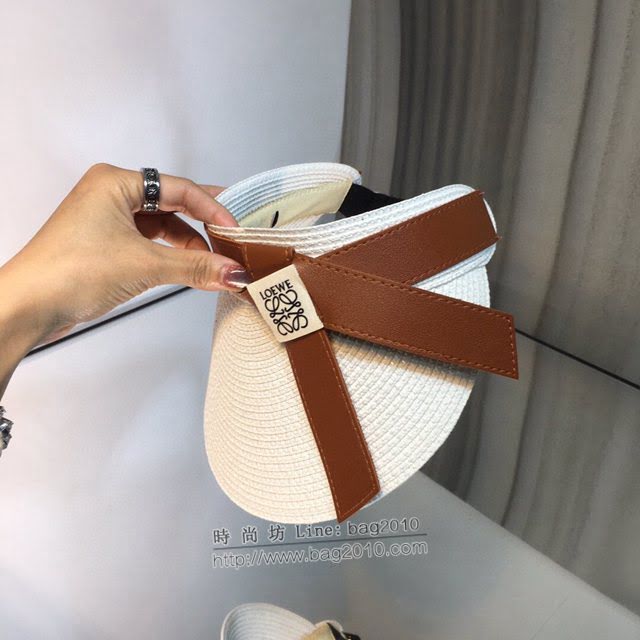 LOEWE新品女士帽子 羅意威可折疊空頂帽  mm1504